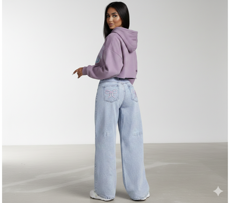 Charmante Y2K High-Waist Jeans