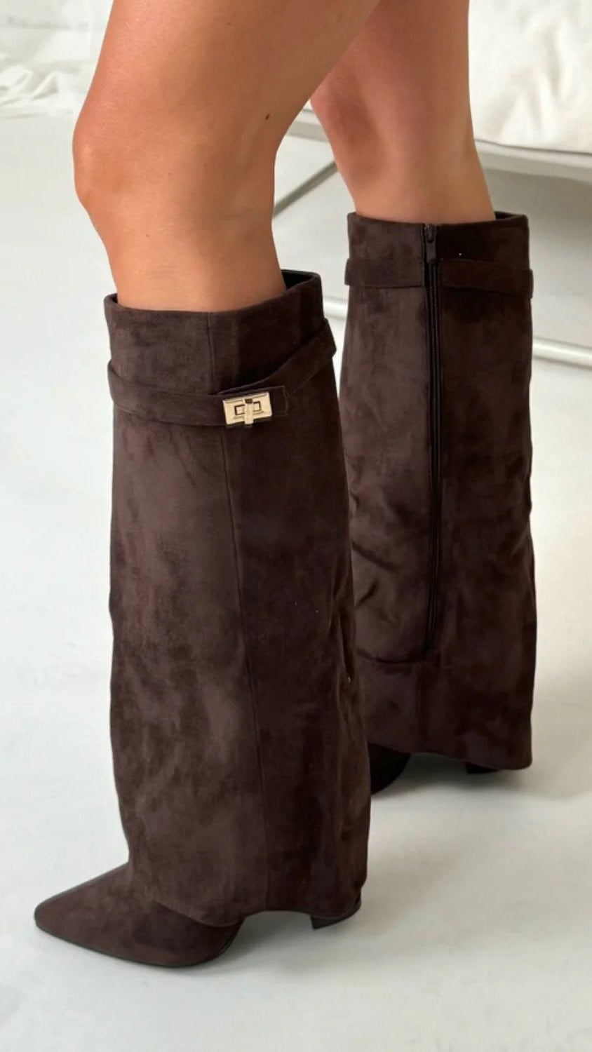 Designer-Stiefel – Wedge Boots