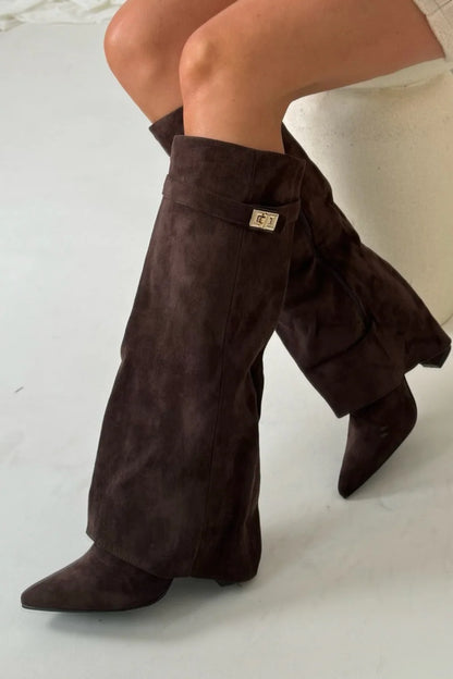 Designer-Stiefel – Wedge Boots