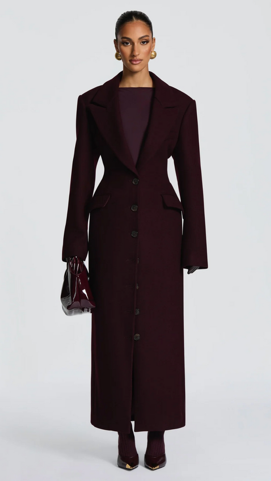 Exklusive Ursula Coat - Plum