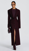 Exklusive Ursula Coat - Plum