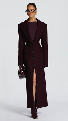 Exklusive Ursula Coat - Plum
