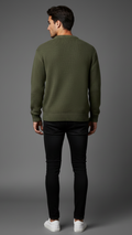Chunky Knit Sweater „Olive Cloud“