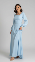 Elegantes Hellblaues Abendkleid