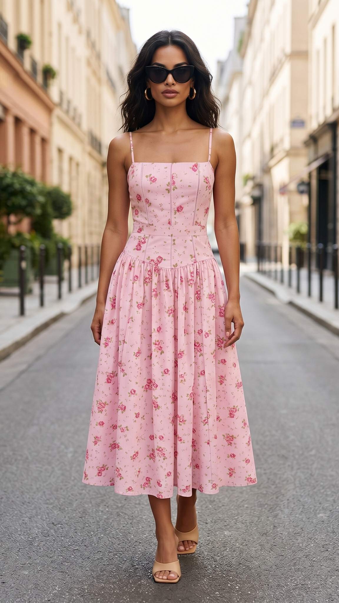Belle Fleurie Midikleid