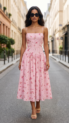 Belle Fleurie Midikleid