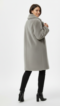Teddy Mantel mit Oversized-Schnitt