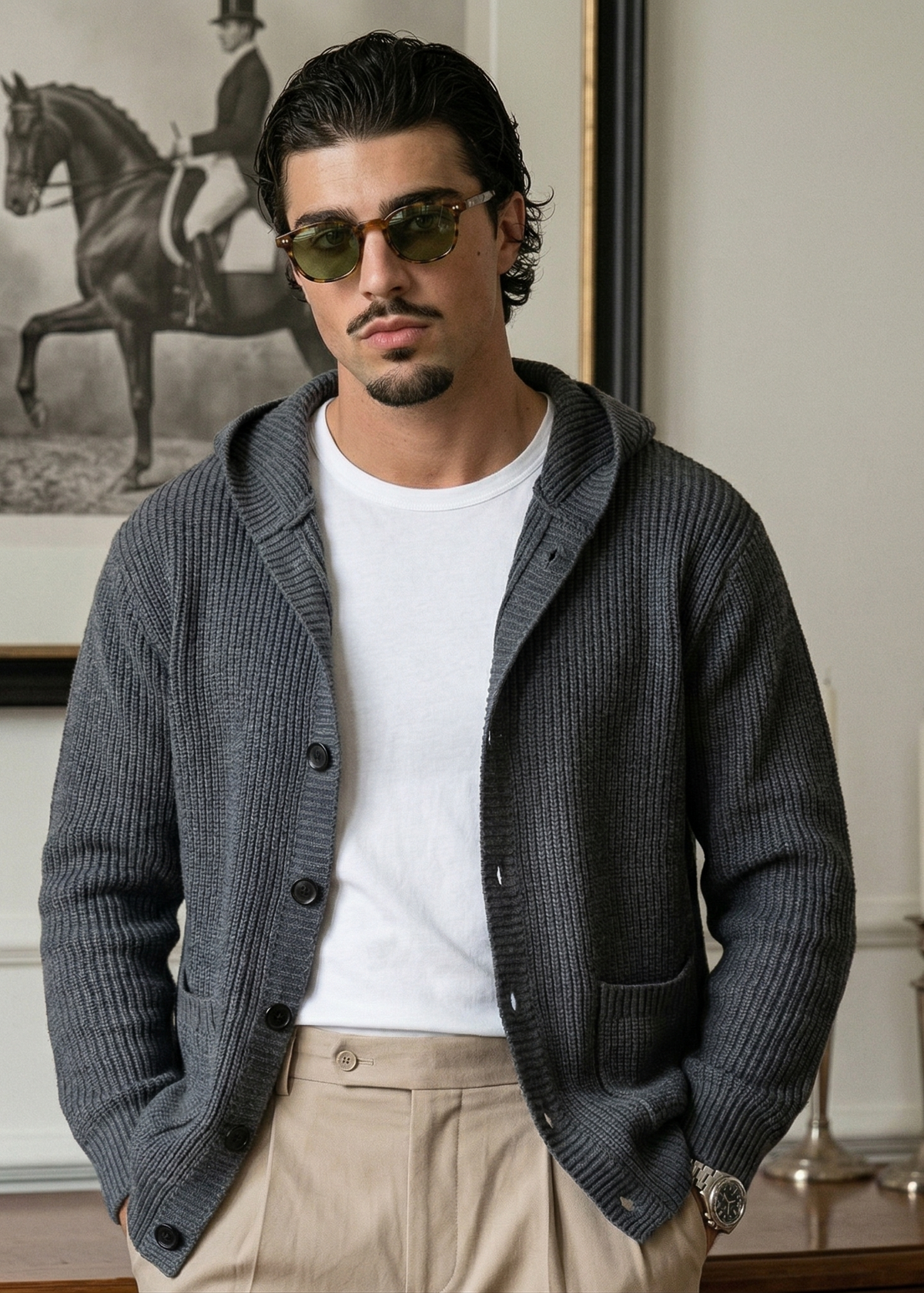 Wington Strick Hoodie