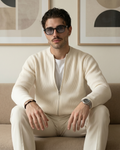Castello Zip Strickjacke