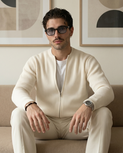 Castello Zip Strickjacke