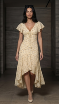 Fleur Dorée Maxikleid