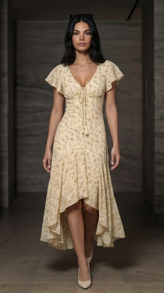 Fleur Dorée Maxikleid