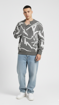 KNIT SWEATER - Scribble-Design