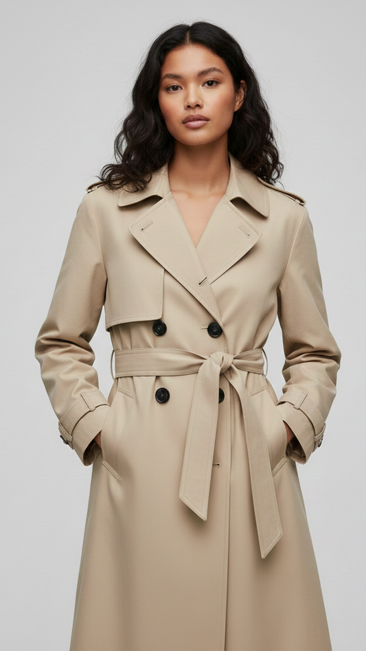 Eleganter Camel Trenchcoat Chelsea