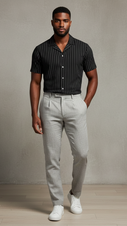 Riviera Stripe Resort Hemd