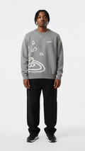 Moderner Sweater mit abstraktem Design