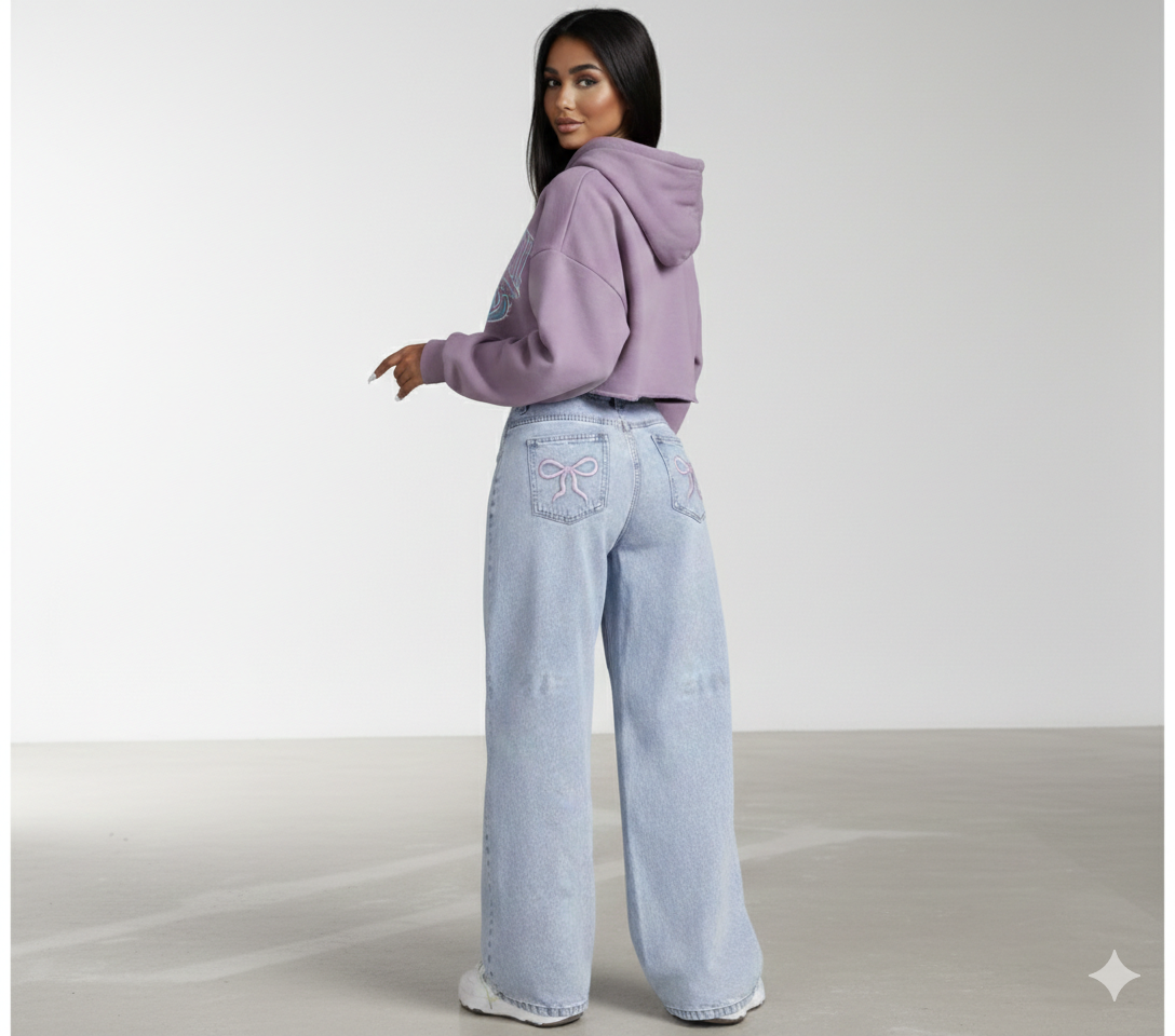 Charmante Y2K High-Waist Jeans