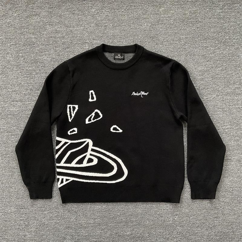 Moderner Sweater mit abstraktem Design