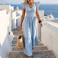 Santorini Breeze - Maxikleid