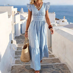 Santorini Breeze - Maxikleid