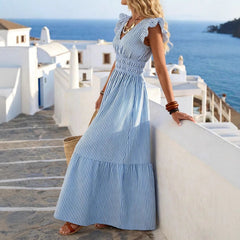 Santorini Breeze - Maxikleid