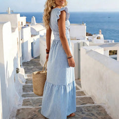 Santorini Breeze - Maxikleid