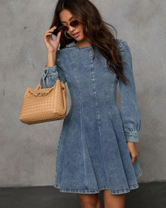 Urban Denim – Elegantes Jeanskleid