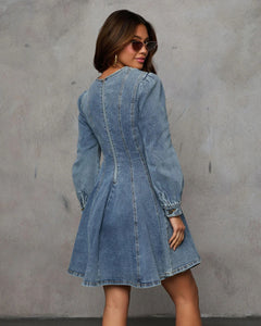 Urban Denim – Elegantes Jeanskleid