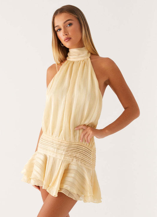 Seta Rosata Minikleid