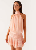 Seta Rosata Minikleid