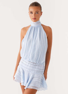 Seta Rosata Minikleid